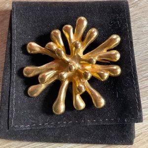 Christian Lacroix Gold Tone Pin / Brooch